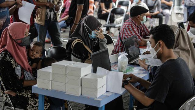 FOTO: Merdeka Bersama Vaksin di Masjid Cut Meutia