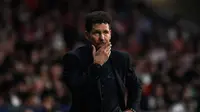 Pelatih Atletico Madrid, Diego Simeone. (AFP/Pierre-Philippe Marcou)