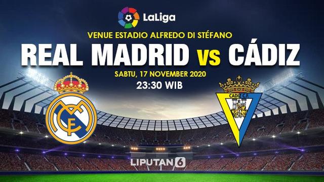 Sedang Berlangsung Live Streaming Real Madrid Vs Cadiz Di Vidio Bola Liputan6 Com
