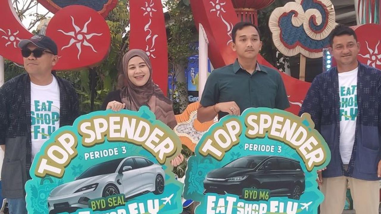 Dua Penumpang Belanja Bandara Tertinggi Raih Mobil Listrik Mewah dari InJourney Airports