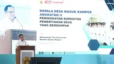 Mendagri Ingatkan Kepala Desa Perkuat Integritas dan Kemampuan Manajerial