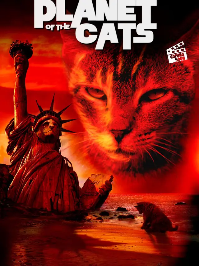 8 Parodi Poster Film Ini Kocak, Peran Utama Diganti Kucing Lucu