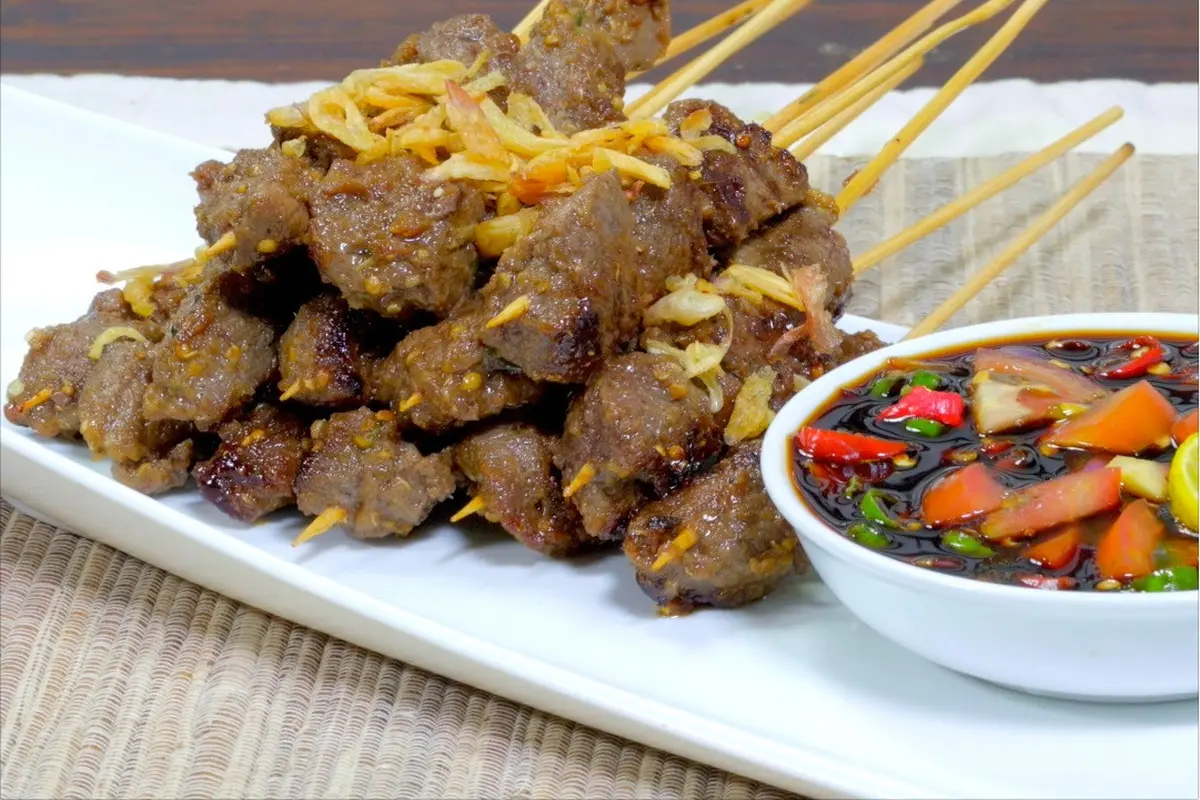 Sate Sapi Bumbu Ketumbar (Foto: Masak.tv)