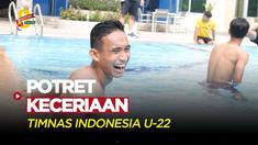 Berita Video, keceriaan TImnas Indonesia U-22 di sesi latihan renang pada Minggu (30/4/2023)