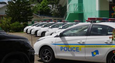 Hibah kendaraan patroli Indonesia kepada Palau.