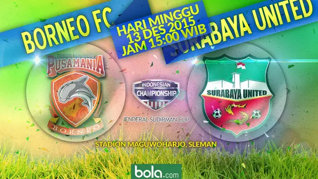 Pusamania Borneo FC vs Surabaya United