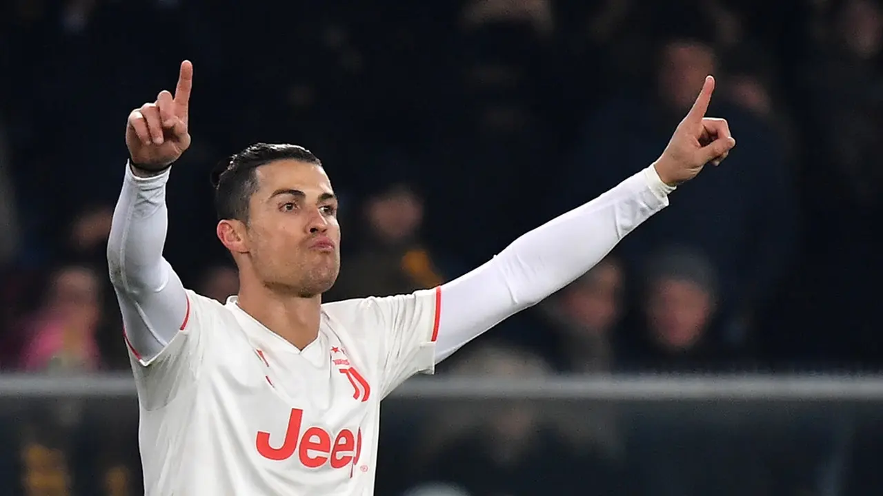 Penyerang Juventus, Cristiano Ronaldo.