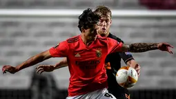 2. Darwin Nunez (21 tahun/ Benfica, Portugal) - Striker berkebangsaan Uruguay ini sudah membuat satu kali hattrick, yaitu saat menang atas Lech Poznan 4-2 (22/10/2020). (AFP/Patricia De Melo Moreira)