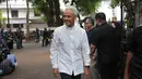 Ganjar Pranowo tiba di rumah duka Guruh Soekarnoputra di Jalan Sriwijaya Raya, Kebayoran Baru, Jakarta Selatan, Sabtu (26/9/2026), untuk menyampaikan belasungkawa kepada keluarga almarhum. (KLY/Budy Santoso)