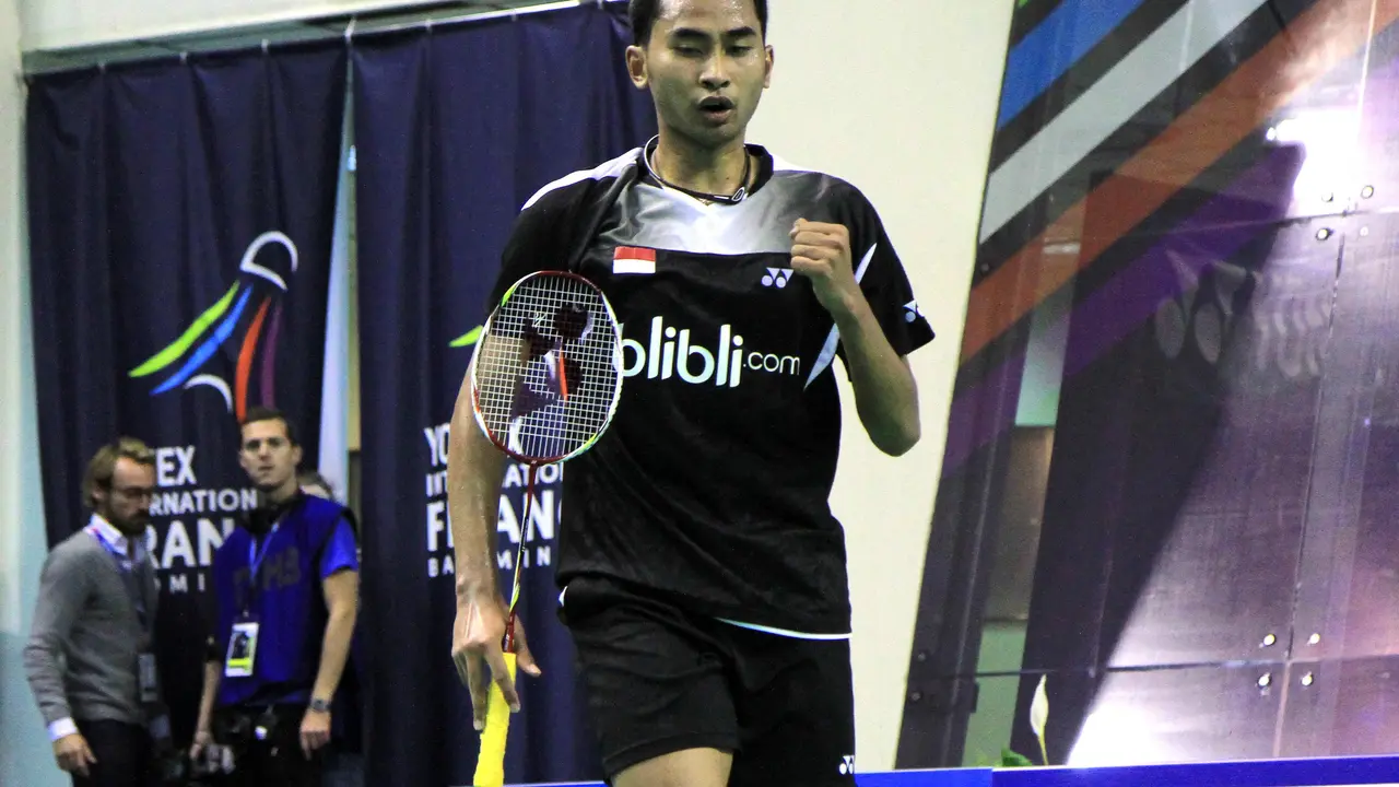 Tunggal putra Indonesia Tommy Sugiarto