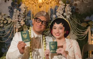 Andre Taulany & Amanda Rigby Resmi Menikah, Pamer Buku & Cincin
