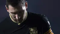 Lionel Messi masih menyisakan misteri soal masa depannya di Barcelona, PSG sudah nafsu mendapatkannya (Jorge Guerrero/AFP)