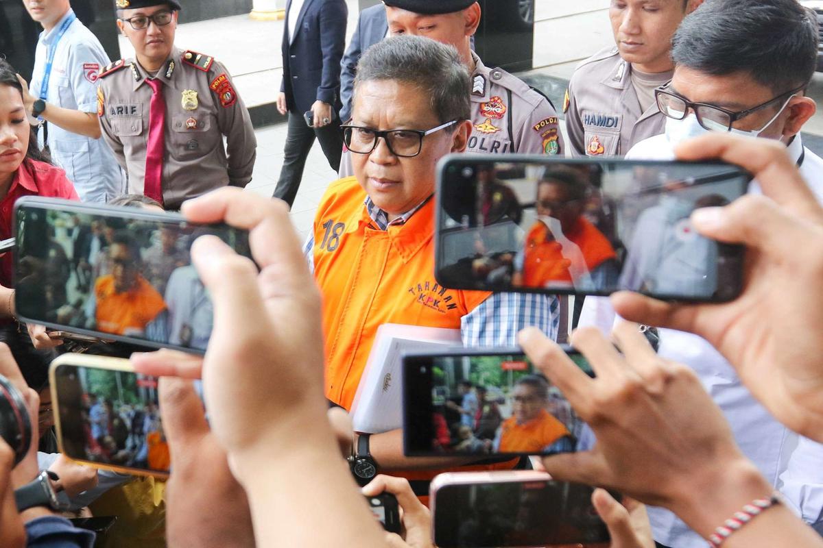 Sekjen PDIP Hasto Kristiyanto diperiksa KPK