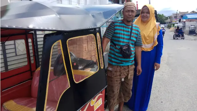 Semangat Calon Paskibraka Anak Penarik Bentor Gorontalo