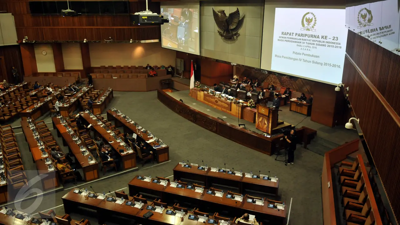 20160406-200 Anggota DPR Bolos Rapat Paripurna-Jakarta