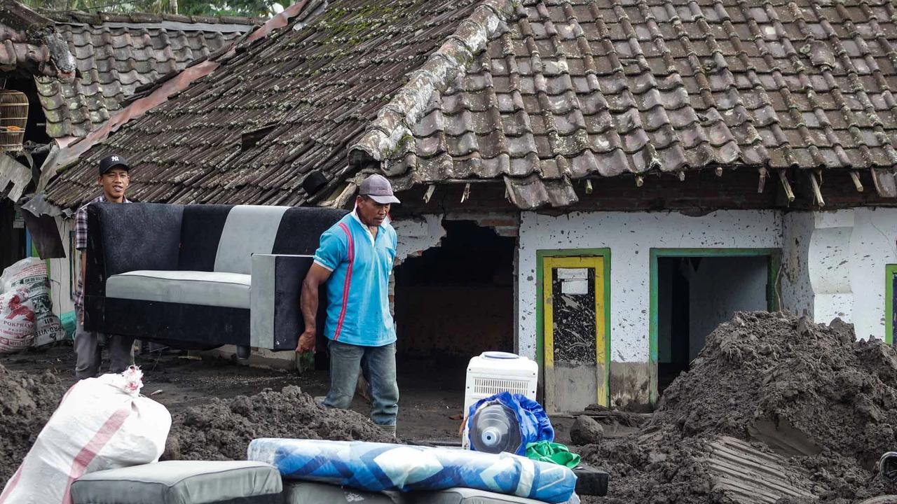 FOTO: Dua Dusun di Supiturang Alami Kerusakan Terparah Usai Erupsi Semeru