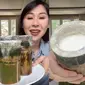 Mengenal Dadiah Kabau, Yogurt khas Minangkabau yang dikemas dalam bambu. (Dok: Instagram @sibungbung&nbsp;https://www.instagram.com/reel/C2uTYFbpEUI/?igsh=ajI0b2Y1OGY1NTZ3)