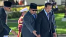 Pertemuan tersebut menjadi momen penting dalam membangun hubungan kedua negara serta memperkuat kerja sama di berbagai bidang strategis. (BAY ISMOYO/AFP)
