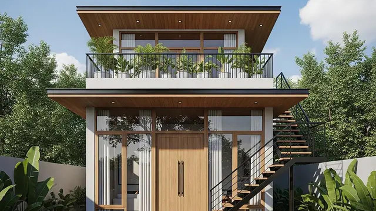8 Model Rumah Sederhana Tapi Mewah dengan Atap Datar dan Rooftop, Inspirasi Hunian Masa Kini