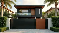 8 Warna Cat Pagar Rumah Mewah yang Bikin Fasad Elegan