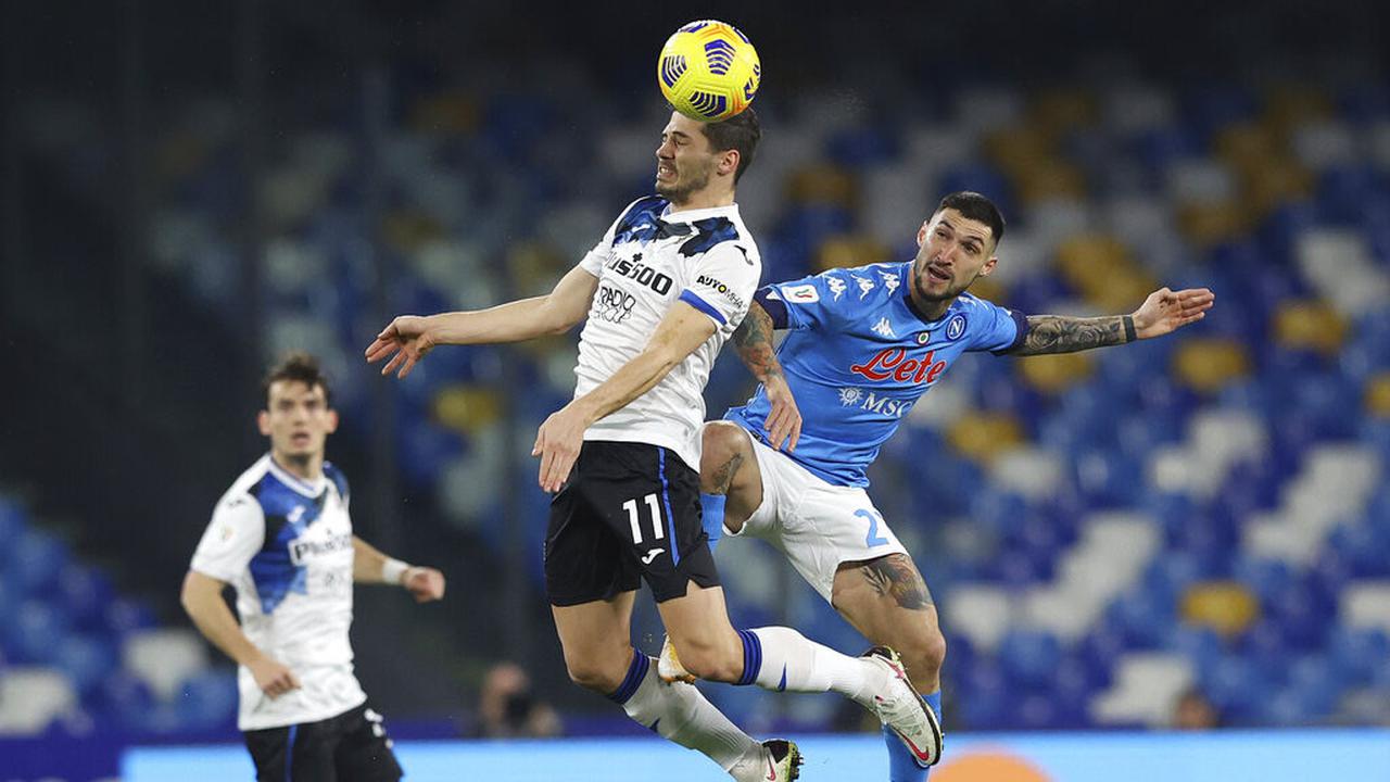FOTO: Napoli Ditahan Imbang Atalanta di Leg 1 Semifinal Coppa Italia
