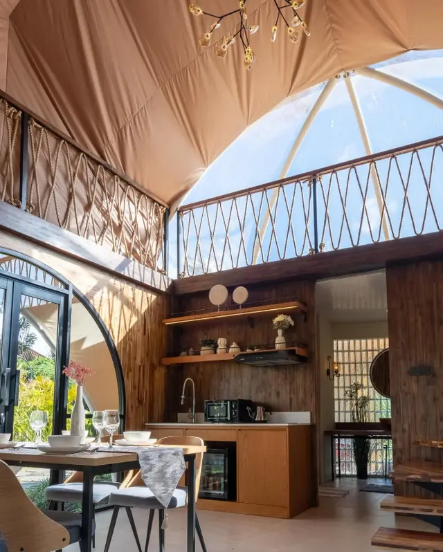 Potret Glamping Mewah Christian Sugiono di Bali/Instagram/@titi_kamall