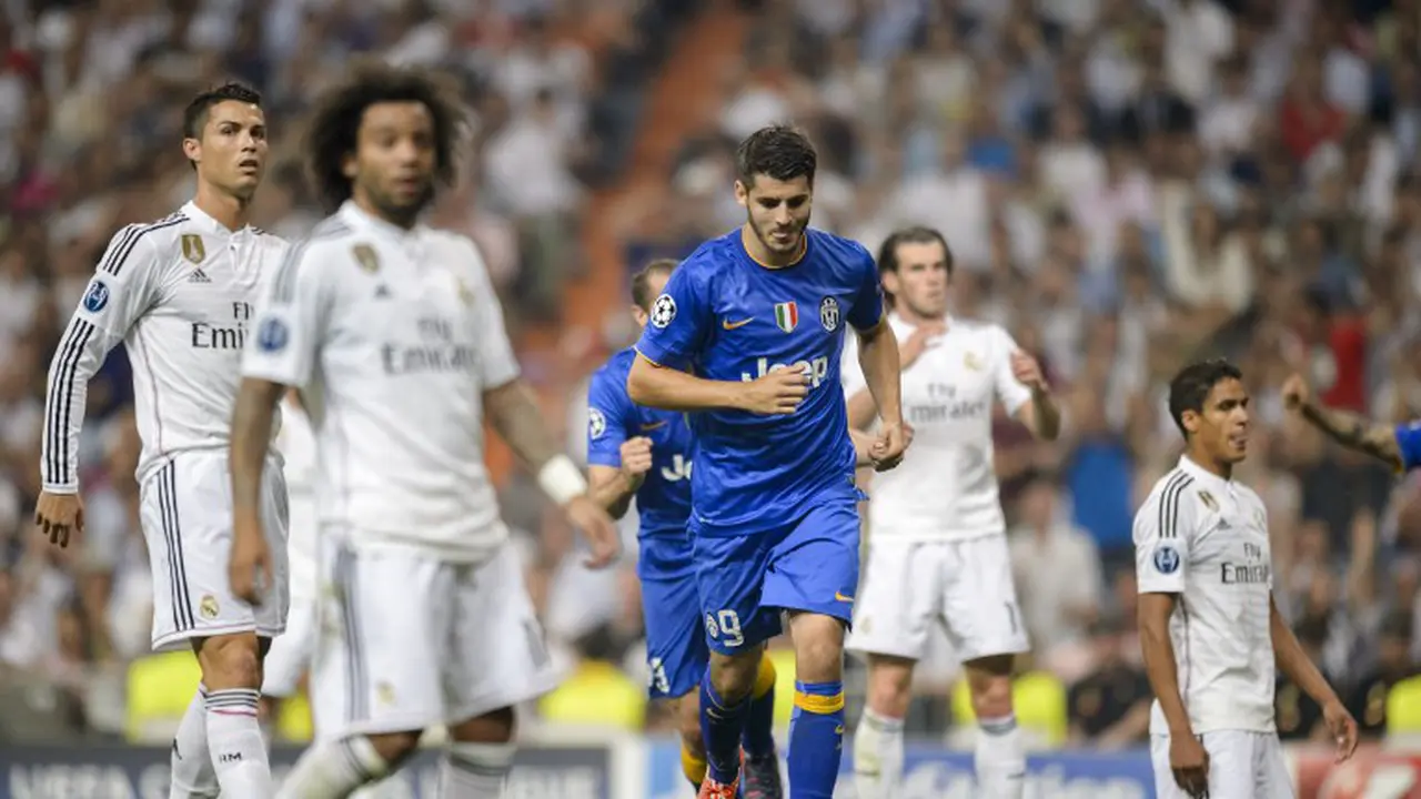 Alvaro Morata (2)- Real Madrid vs Juventus