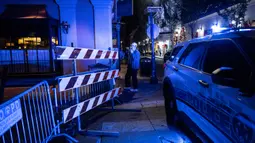 Badan Investigasi Utama atau FBI menyatakan mereka sedang menyelidiki tragedi pada malam pergantian tahun tersebut. (ANDREW CABALLERO-REYNOLDS/AFP)