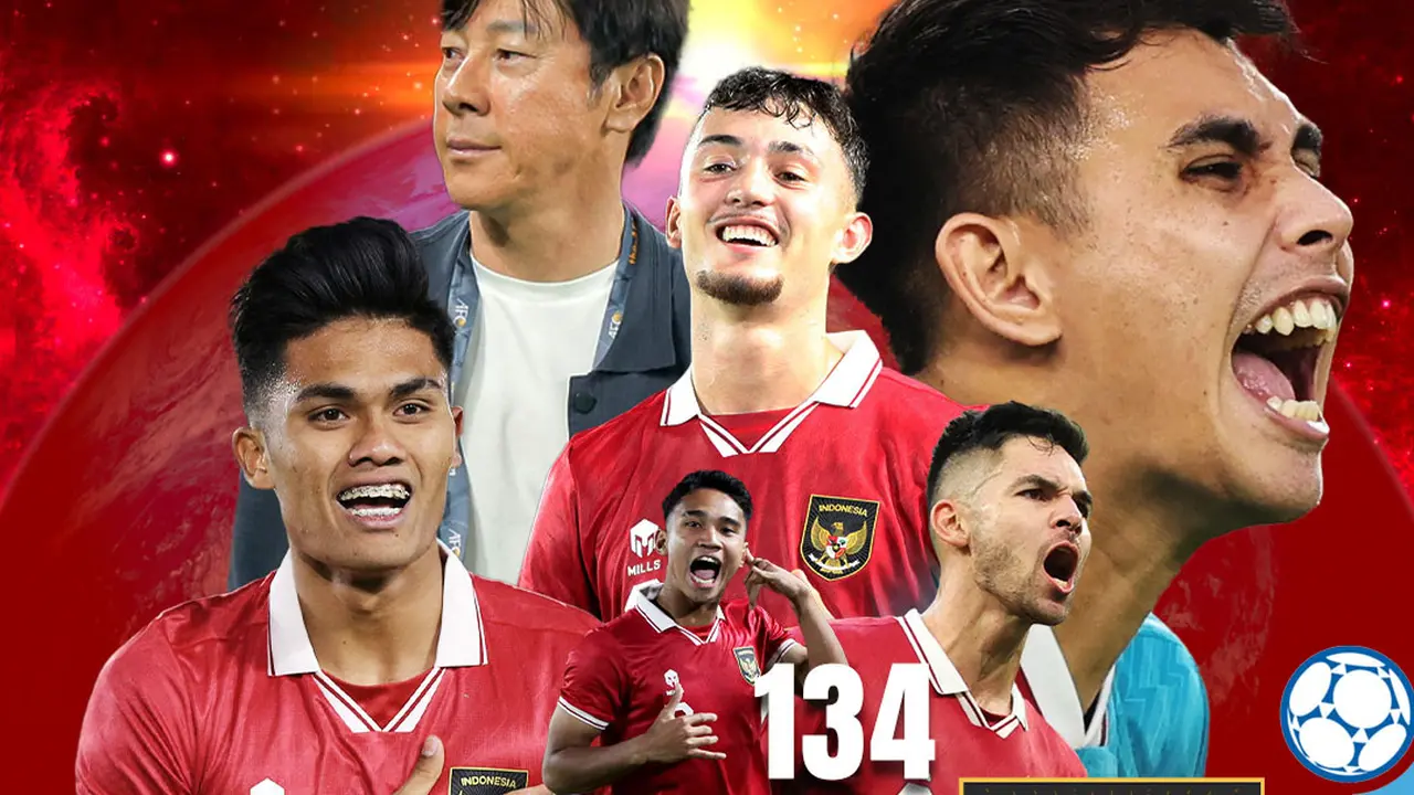 Timnas Indonesia - Ilustrasi Pemain Timnas dan STY Ranking Fifa