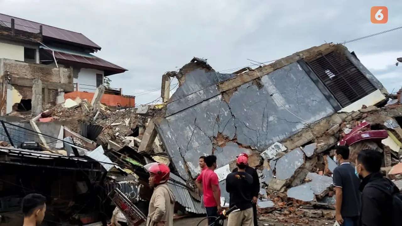 Gempa di Sulbar (Liputan6.com/Istimewa)