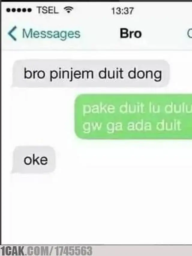 6 Chat Cara Hindari Teman yang Hendak Pinjam Uang Ini Kocak Banget