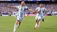 Selebrasi Lionel Messi saat Argentina melawan Aljazair di Piala Dunia 2026 (AFP)