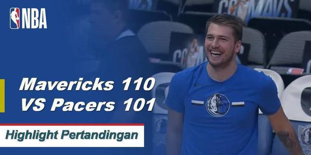 Cuplikan Pertandingan NBA : Mavericks 110 vs Pacers 101