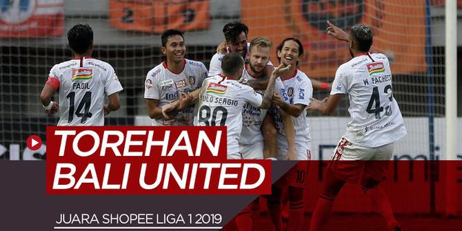 VIDEO: Torehan Bali United, Juara Liga 1 2019