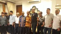 Deklarasi Rahim Soekasah menjadi Caketum PSSI. (Istimewa).