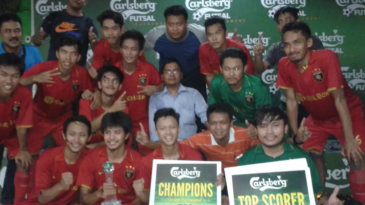 Milanisti dan Bie The Great Juara Futsal Wilayah Jakarta