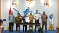 Pemerintah memaraf Daftar Inventarisasi Masalah (DIM) Rancangan Undang-Undang (RUU) tentang Administrasi Kependudukan (Adminduk). (Foto: Puspen Kemendagri).