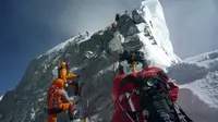 Puncak Everest atau Mount Everest di pegunungan Himalaya. (AFP)