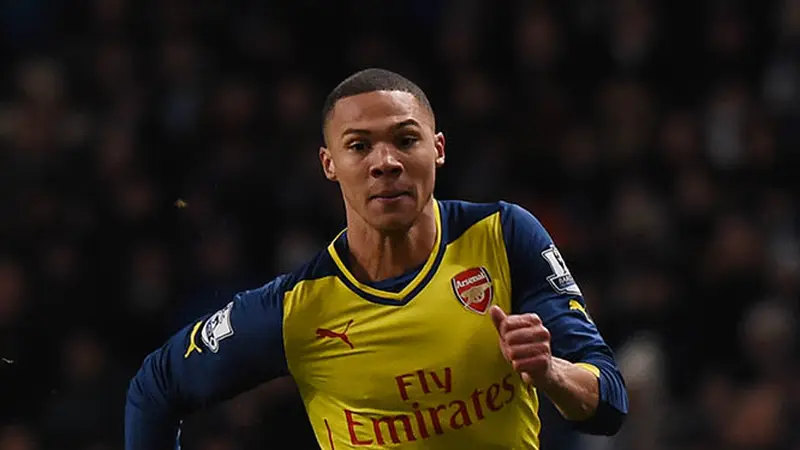 Kieran Gibbs merupakan produk asli akademi Arsenal. (AFP/Paul Ellis) 