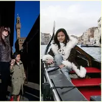 Krisdayanti dan Aurel Hermansyah serta Azriel. (Istagram @krisdayantilemos)