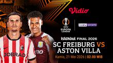 Live Streaming SC Freiburg vs Aston Villa di Final Europa League 2025/26, Tayang di Vidio