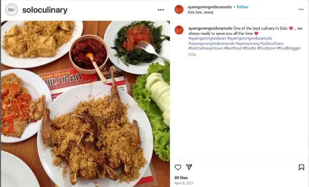 Viral Usai Mengaku Non-Halal Setelah 52 Tahun, Restoran Ayam Goreng Widuran Solo Bikin Permintaan Maaf