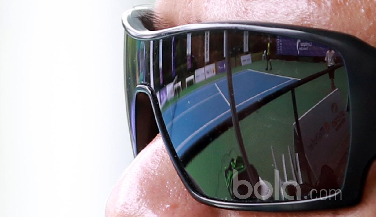 Combiphar Tennis Open 2017 dihelat pada 4-26 Februari 2017 di Lapangan tenis Hotel Sultan, Jakarta. (Bola.com/Nicklas Hanoatubun)