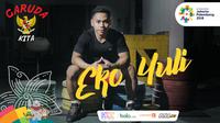 Garuda Kita Asian Games Eko Yuli (Bola.com/Adreanus Titus/M Iqbal Ichsan)