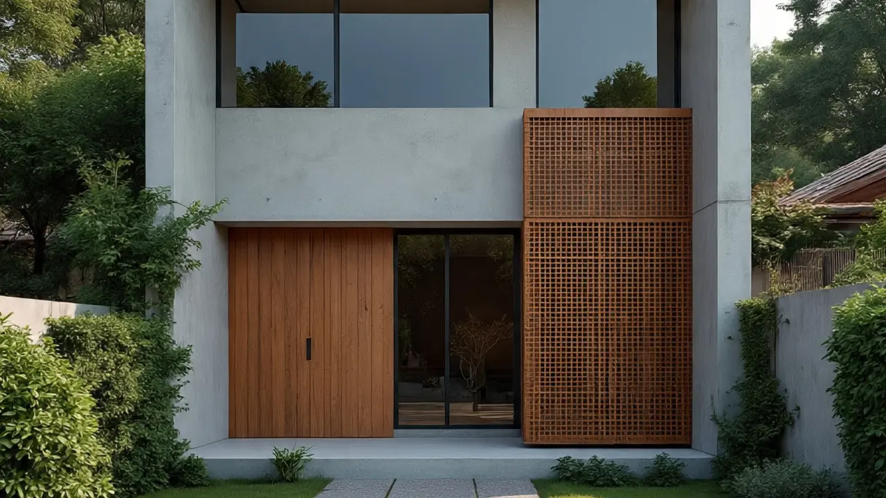 Rumah Sederhana Modern di Desa Ukuran 7x8