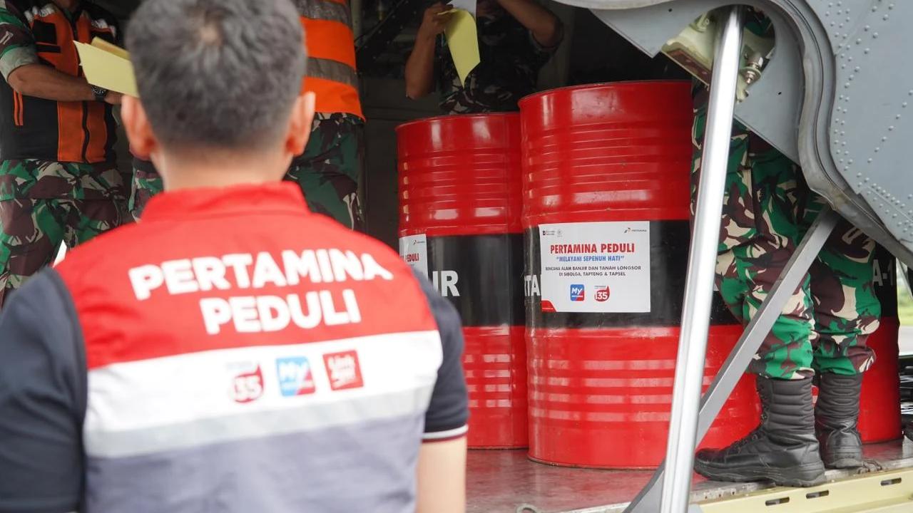 Pertamina Salurkan 6.000 Liter Avtur untuk BNBP