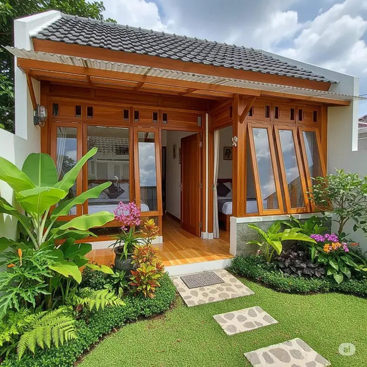 7 Inspirasi Desain Rumah Sederhana Sekali 2 Kamar Ukuran 4x6, Fungsional Hemat Anggaran
