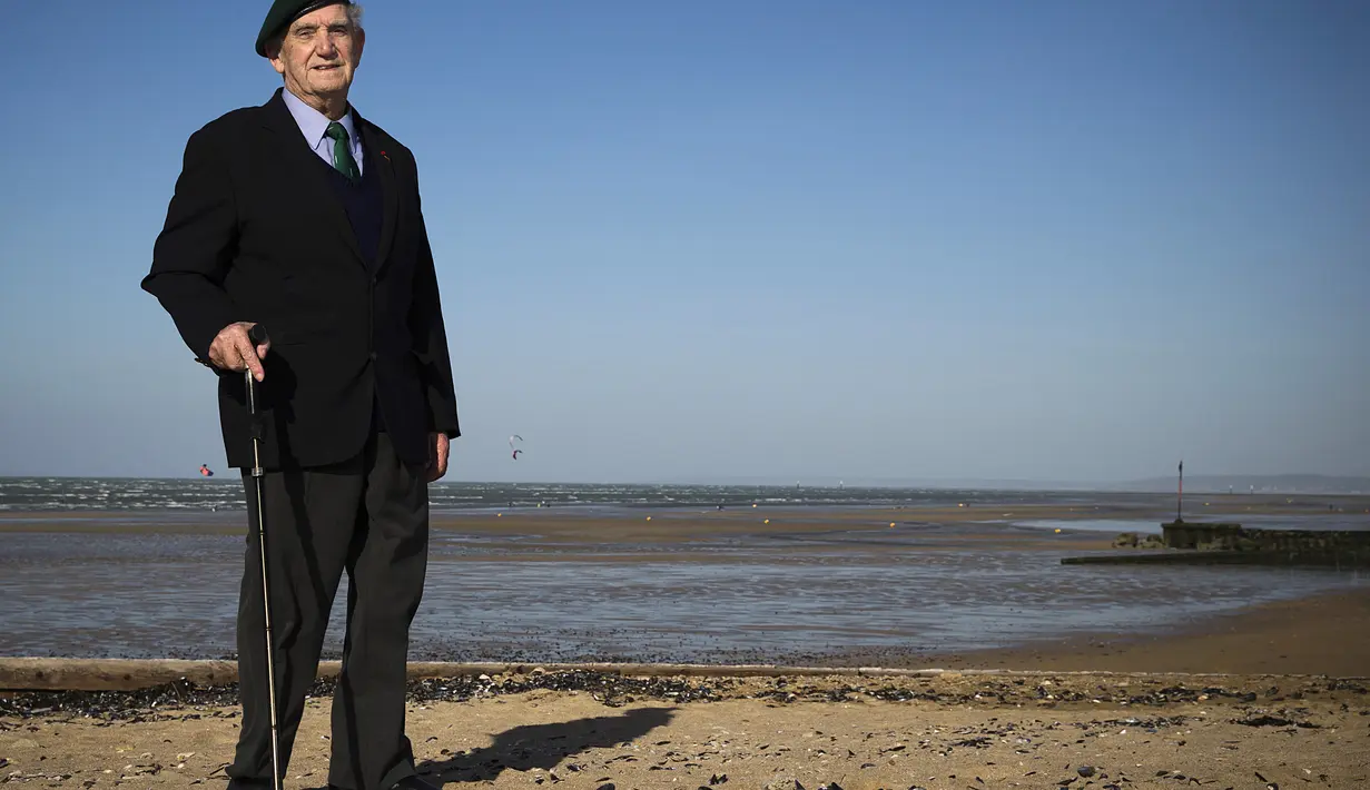 Kematiannya diumumkan Senin oleh Romain Bail, wali kota Ouistreham, sebuah komunitas pesisir Selat Inggris tempat Sekutu mendarat pada 6 Juni 1944, dan tempat Gautier menjalani dekade terakhirnya. (Damien MEYER / AFP)