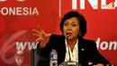 Ketua Komite Olympiade Indonesia (KOI), Rita Subowo menjelaskan Indonesia akan menurunkan 394 atlit putra dan 280 putri pada Sea Games Myammar (Liputan6.com/Helmi Fithriansyah)