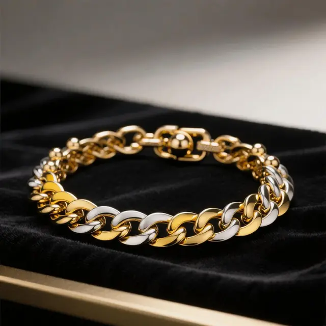 Model Gelang Rantai Emas London Terbaru